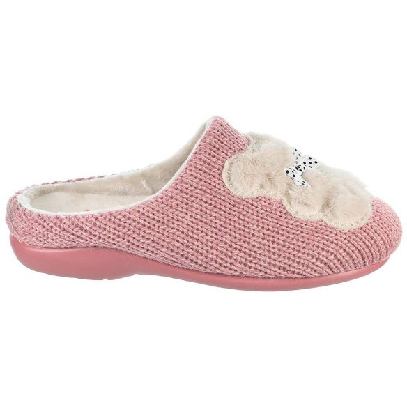 10457 Cmconfort Zapatilla Casa Comprar Zapatilla destalonada, textil muy suave y plantilla extraíble acolchada. Piso de goma ant