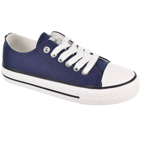 28301 Conguitos Zapatilla 28301 CONGUITOS. Zapatilla de lona y forro interior textil. Cierre en cordones ajustables. Piso y punt