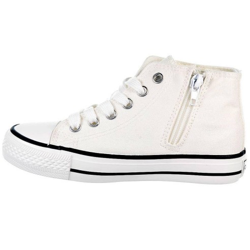 28302 Conguitos Zapatilla Bota Zapatilla con caña alta de lona, forro textil. Cierre con cremallera en lateral interior y cordon