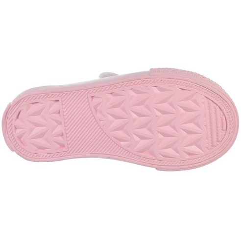 14157 Osito Zapatilla 14157 CONGUITOS. Zapatilla de lona con estampado de unicornio y forro textil. Cierre con doble velcro ajus