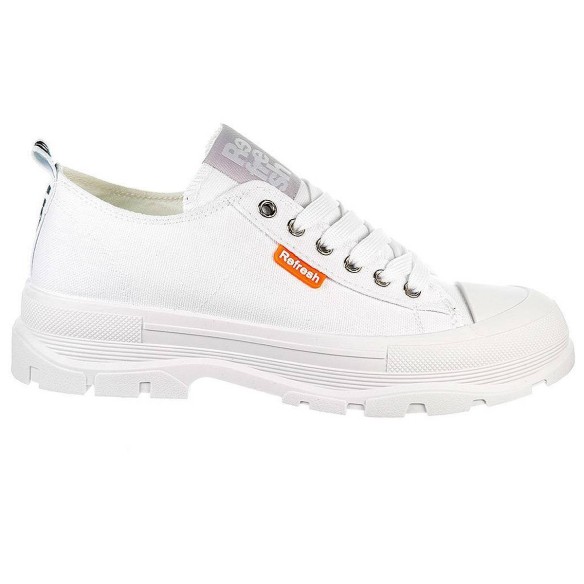 79158 Refresh Zapatilla 79158 REFRESH. Zapatilla de lona con cierre en cordones ajustables y plantilla textil acolchada. Piso y 