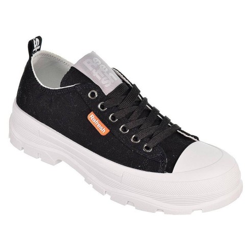 79158 Refresh Zapatilla 79158 REFRESH. Zapatilla de lona con cierre en cordones ajustables y plantilla textil acolchada. Piso y 