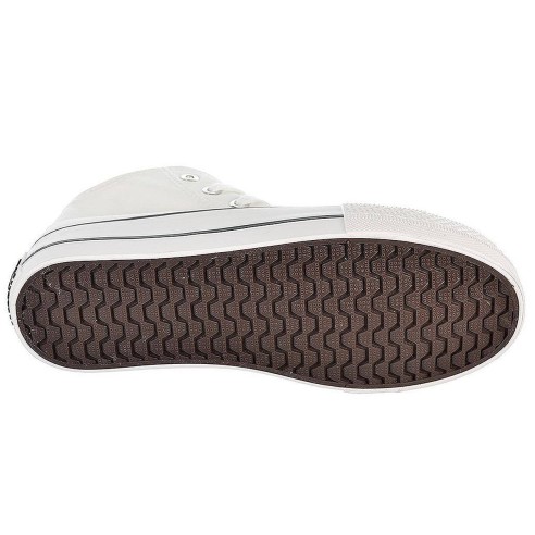 52716 B&w Zapatilla Bota 52716 B&W. Zapatilla con caña alta de lona, forro interior textil. Cierre cordones ajustables. Piso de 