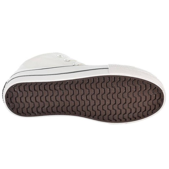 52716 B&w Zapatilla Bota 52716 B&W. Zapatilla con caña alta de lona, forro interior textil. Cierre cordones ajustables. Piso de 