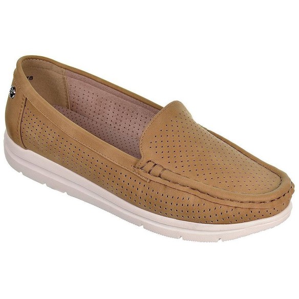 21178 Amarpies Zapato Mocasín 21178 AMARPIES. Zapato mocasín en sintético perforado. Plantilla acolchada extraíble. Cierre con v