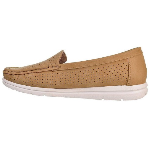 21178 Amarpies Zapato Mocasín 21178 AMARPIES. Zapato mocasín en sintético perforado. Plantilla acolchada extraíble. Cierre con v