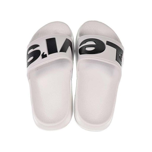 June Levi´s Zueco JUNE LEVI´S. Chancla sandalia zapatilla de playa tipo ZUECO en material sintético con grabado en pala y forro 