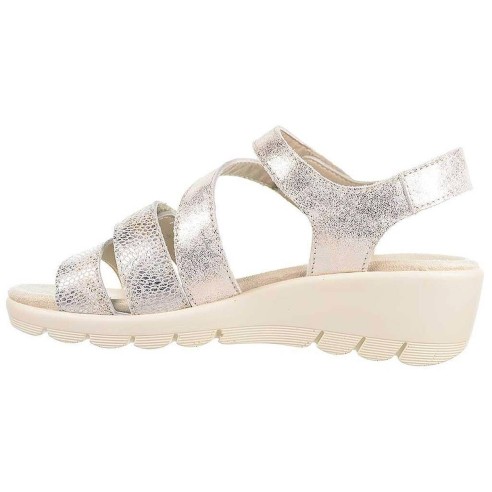 3730 Treintas 30s Sandalia 3730 TREINTAS 30s. Sandalia de piel y pala de doble tira con velcro. Cierre en empeine y plantilla te