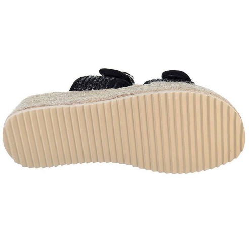 79597 Refresh Zueco 79597REFRESH. Sandalia tipo Zueco de rafia. Forrado textil y cierre con doble hebilla. Piso plataforma de 6c