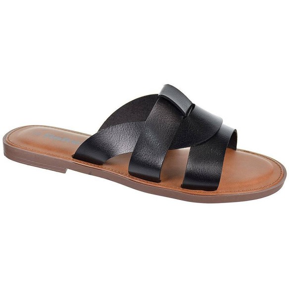 79386 Refresh Zueco 79386 REFRESH. Sandalia tipo Zueco en material sintético con tiras cruzadas. Plantilla acolchada y piso de g