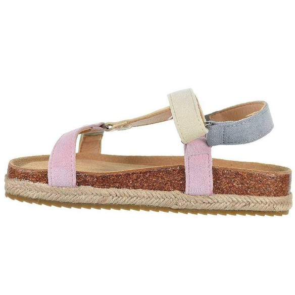 58037 Xti Kids Sandalia 58037 XTI KIDS. Sandalia fabricada en antelina. Cierre con hebilla. Planta de bio y piso plataforma, for