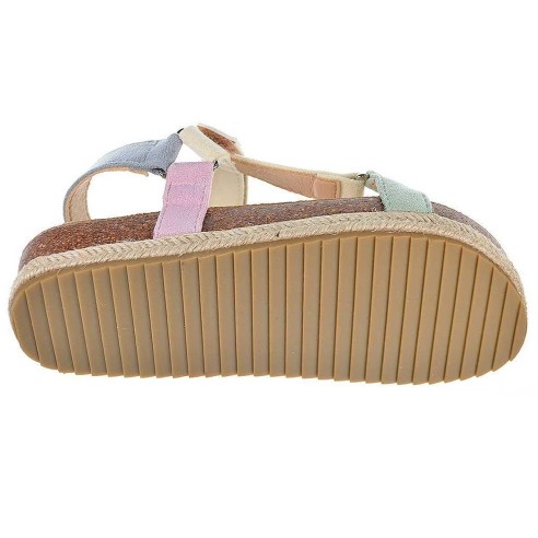 58037 Xti Kids Sandalia 58037 XTI KIDS. Sandalia fabricada en antelina. Cierre con hebilla. Planta de bio y piso plataforma, for