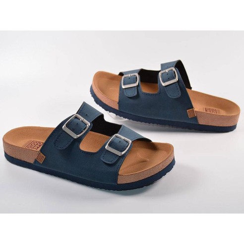 59623 Gioseppo Zueco Comprar sandalia tipo zueco sintético, pala de doble tira, con hebillas. Plantilla textil, resistente al ag