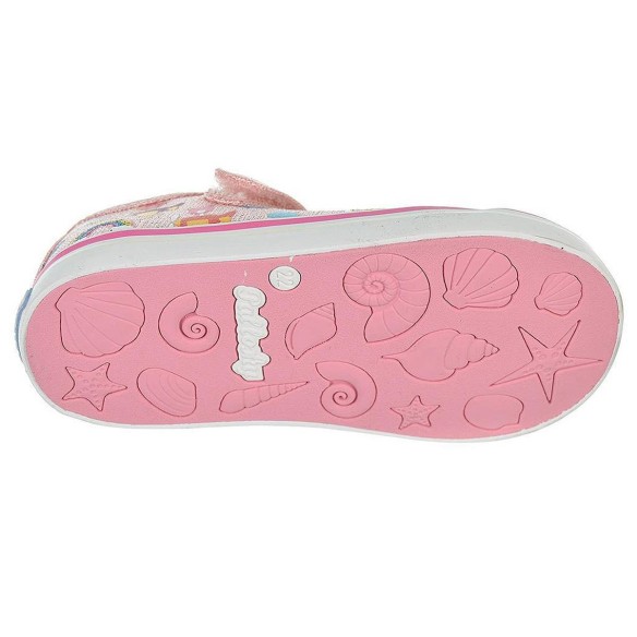 966870 Pablosky Zapatilla Zapatilla de lona, forro interior textil y plantilla extraíble. Cierre en velcro ajustable y piso anti