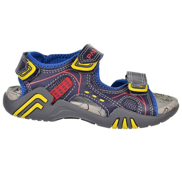 969620 Pablosky Sandalia Bio Sandalia sintética y textil. Forro textil y plantilla acolchada. Cierre con doble velcro en empeine