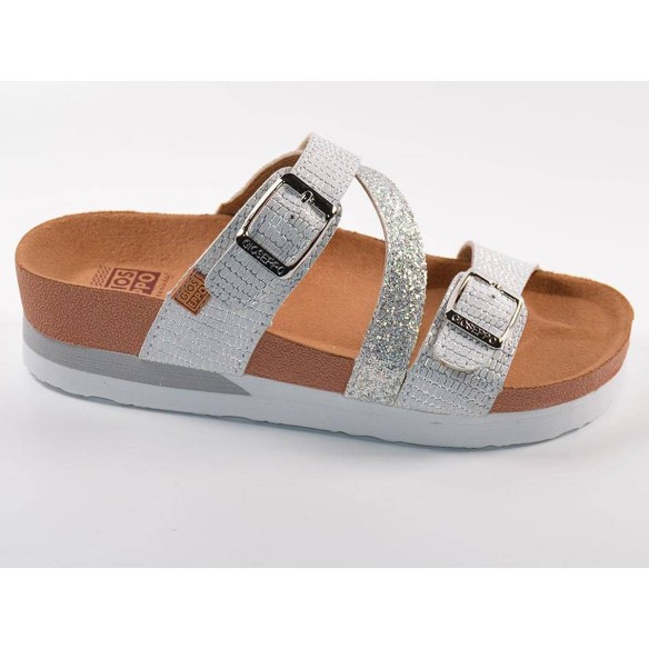 59273 Gioseppo Zueco Sandalia Zueco sintético. Tiras con hebillas ajustables. Plantilla textil, resistente al agua. Piso bio sin