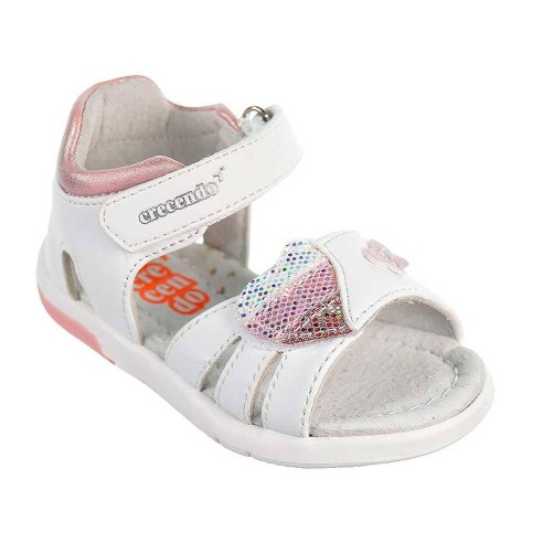 2103 Crecendo Sandalia 2103 CRECENDO. Sandalia sintética, forrada en piel y plantilla acolchada. Cierre con velcro en pala y pul