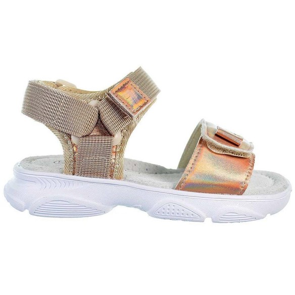 2124 Crecendo Sandalia 2124 CRECENDO. Sandalia en sintético y textil, forro textil y plantilla de piel acolchada. Cierre con vel