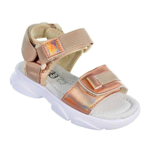 2124 Crecendo Sandalia 2124 CRECENDO. Sandalia en sintético y textil, forro textil y plantilla de piel acolchada. Cierre con vel