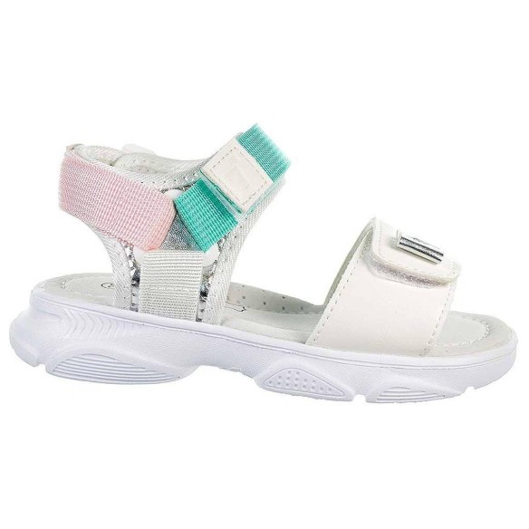 2124 Crecendo Sandalia 2124 CRECENDO. Sandalia en sintético y textil, forro textil y plantilla de piel acolchada. Cierre con vel