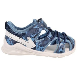 2141 Crecendo Sandalia 2141 CRECENDO. Sandalia sintética y textil. Forro textil y plantilla acolchada en piel. Cierre con velcro