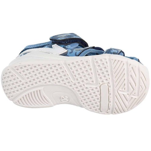 2141 Crecendo Sandalia 2141 CRECENDO. Sandalia sintética y textil. Forro textil y plantilla acolchada en piel. Cierre con velcro