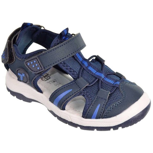 2154 Crecendo Sandalia 2154 CRECENDO. Sandalia en sintético y textil. Forro textil y plantilla acolchada en piel. Cierre con vel