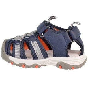 2142 Crecendo Sandalia 2142 CRECENDO. Sandalia en sintético y textil. Forro textil y plantilla acolchada en piel. Cierre con vel 2