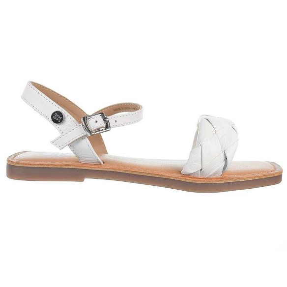 Knin Gioseppo Sandalia KNIN GIOSEPPO. Sandalia de piel con pala trenzada. Cierre en pulsera con hebilla ajustable y plantilla en