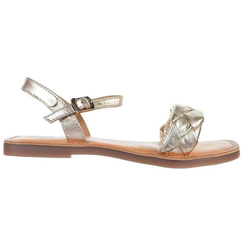 Knin Gioseppo Sandalia KNIN GIOSEPPO. Sandalia de piel con pala trenzada. Cierre en pulsera con hebilla ajustable y plantilla en