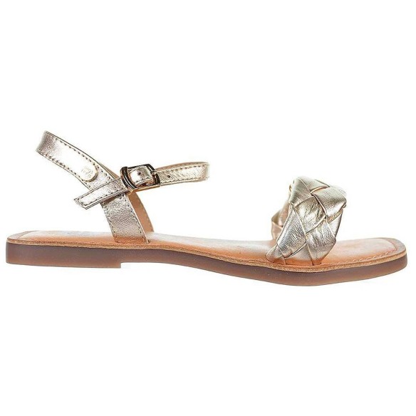 Knin Gioseppo Sandalia KNIN GIOSEPPO. Sandalia de piel con pala trenzada. Cierre en pulsera con hebilla ajustable y plantilla en