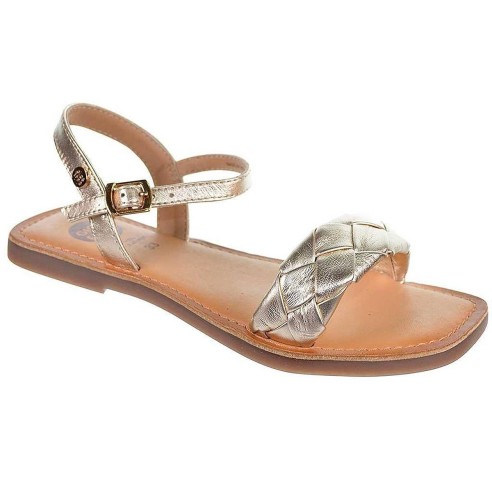 Knin Gioseppo Sandalia KNIN GIOSEPPO. Sandalia de piel con pala trenzada. Cierre en pulsera con hebilla ajustable y plantilla en