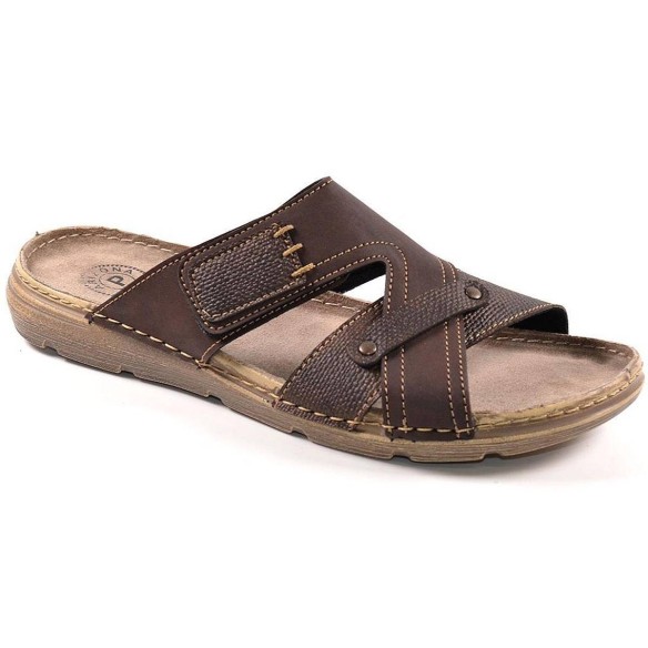 8013 Kelara Zueco Sandalia tipo Zueco sintético con cierre de velcro en empeine y plantilla acolchada. Piso de caucho, muy liger