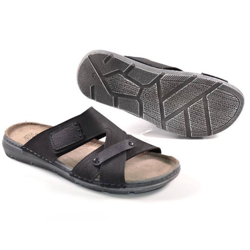 8013 Kelara Zueco Sandalia tipo Zueco sintético con cierre de velcro en empeine y plantilla acolchada. Piso de caucho, muy liger