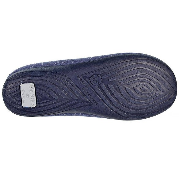 13360 Biorelax Zapatilla 13360 BIORELAX. Zapatilla destalonada, fabricada en textil muy suave y plantilla extraible acolchada. P