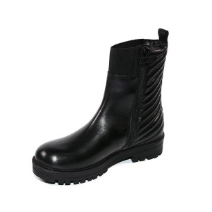 Annaba Gioseppo Botín Botín de piel con elástico lateral. Planta de piel con acolchado de látex y forro de poliéster reciclado.  2