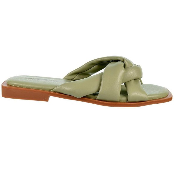 22078 Isteria Zueco 22078 ISTERIA Sandalia. Zueco fabricado en material sintético, con tiras tubulares cruzadas. Plantilla acolc