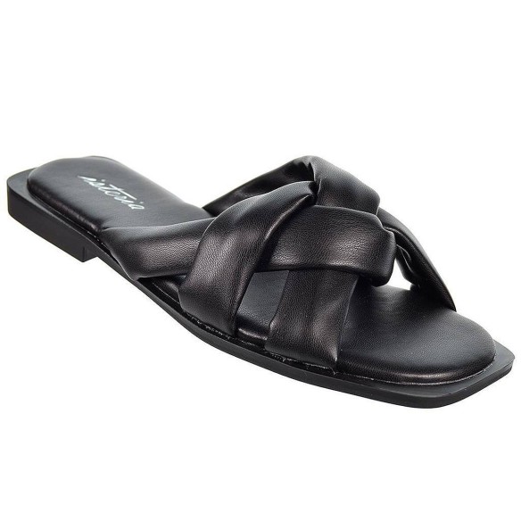 22078 Isteria Zueco 22078 ISTERIA Sandalia. Zueco fabricado en material sintético, con tiras tubulares cruzadas. Plantilla acolc