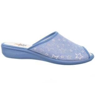 20278 Cmconfort Zapatilla Casa 20278 CMCONFORT. Zapatilla textil destalonada con puntera abierta, plantilla textil acolchada. Pi