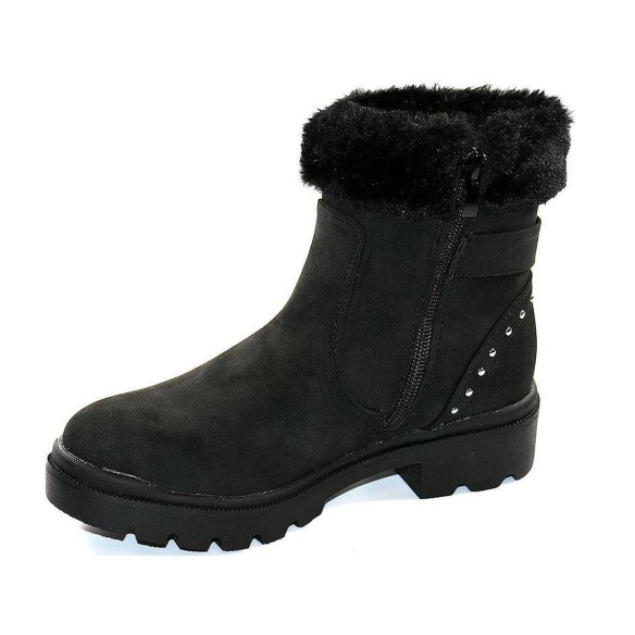 2015 Crecendo Botín Comprar Botín sintético. Cuello en pelo sintético y talón con remaches. Forro textil acolchado. Cremallera l