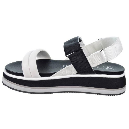 Lis Yumas Sandalia Plataforma LIS YUMAS SANDALIA PLATAFORMA. Fabricado en piel y textil con velcro regulable en talón y empeine.