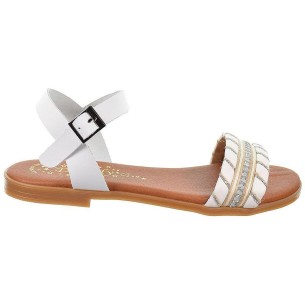 2472 Duendy Sandalia 2472 DUENDY SANDALIA. En piel con pala combinada en fantasía . Plantilla de piel acolchada muy confortable 