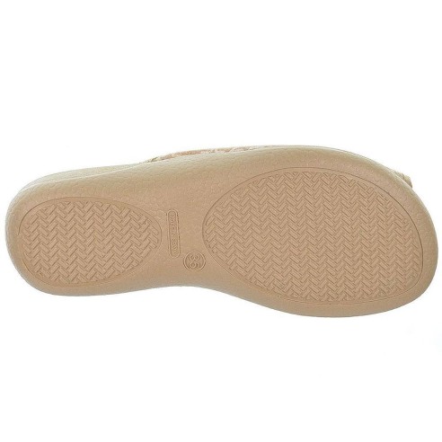 20243 Cmconfort Zapatilla Casa 20243 CMCONFORT. Zapatilla textil destalonada con puntera abierta, plantilla textil acolchada. Pi