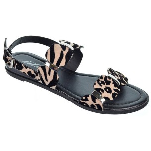 22076 Isteria Sandalia 22076 ISTERIA SANDALIA textil animal print, cierre con hebilla, plantilla acolchada en sintético y piso d 2