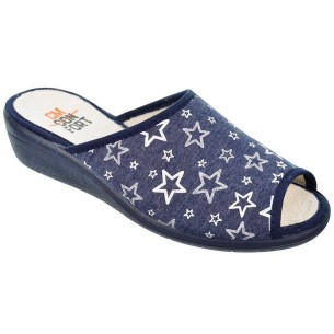 20272 Cmconfort Zapatilla Casa 20272 CMCONFORT. Zapatilla textil destalonada con puntera abierta, plantilla textil acolchada par 2
