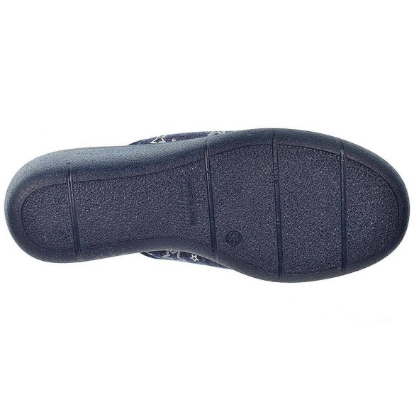 20272 Cmconfort Zapatilla Casa 20272 CMCONFORT. Zapatilla textil destalonada con puntera abierta, plantilla textil acolchada par
