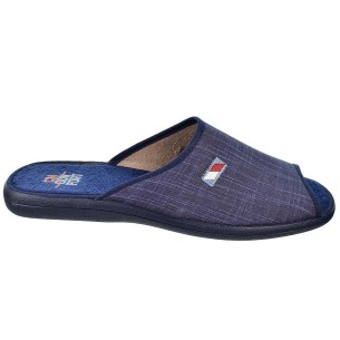 10134 Cmconfort Zapatilla Casa 10134 CMCONFORT. Zapatilla textil destalonada con puntera abierta, plantilla textil acolchada par