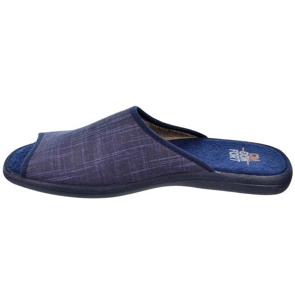 10134 Cmconfort Zapatilla Casa 10134 CMCONFORT. Zapatilla textil destalonada con puntera abierta, plantilla textil acolchada par