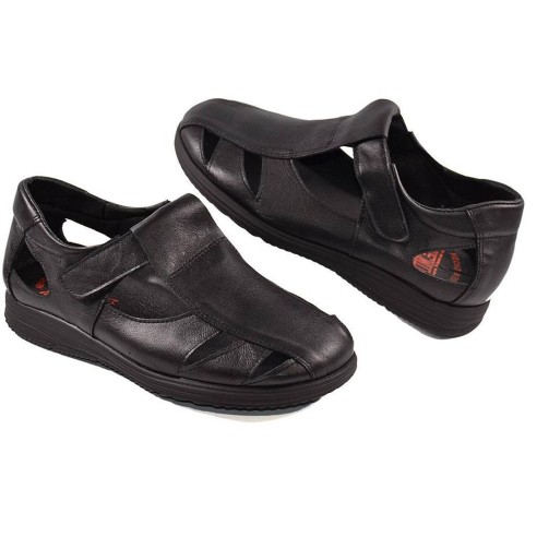 1022 Duendy Sandalia Sandalia piel y forrado interior en piel . cierre en velcro ajustable. Plantilla en piel confort. Y piso po