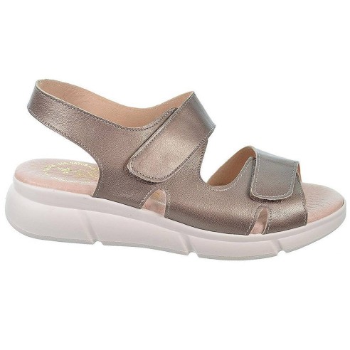 3408 Miba Sandalia Confort Sandalia piel y forro piel, cierre con doble velcro, para un ajuste perfecto. Plantilla piel confort 